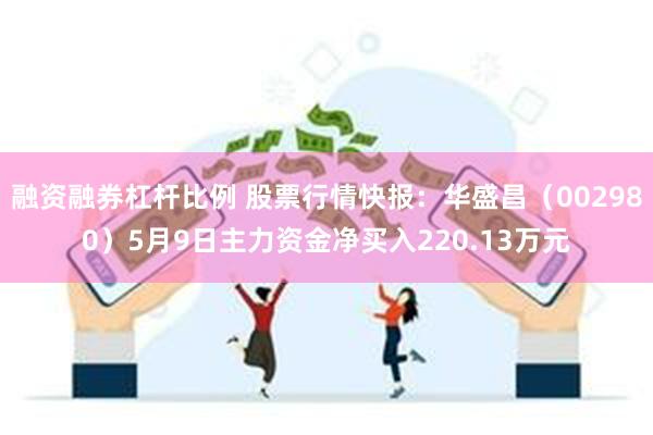 融资融券杠杆比例 股票行情快报：华盛昌（002980）5月9日主力资金净买入220.13万元